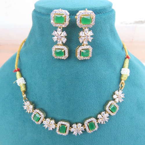 Parure collier boucles - collier, &