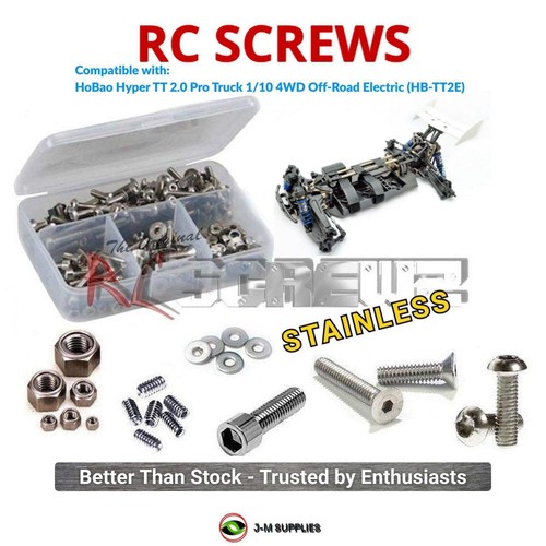 Rcscrewz stainless screw kit - stainless,