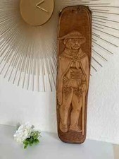 2 ⚜️ Large Wooden Panel Carved Wall Height 70 Cm Vintage
