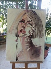 Tableau Portrait féminin de Sonia Brzak