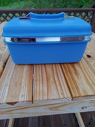 Vintage blue samsonite - vintage,