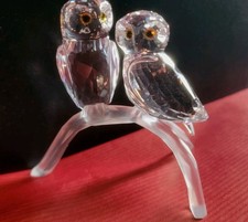 COUPLE CHOUETTE CRISTAL