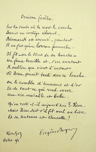Poème s eugène boyer - ✒, a.s
