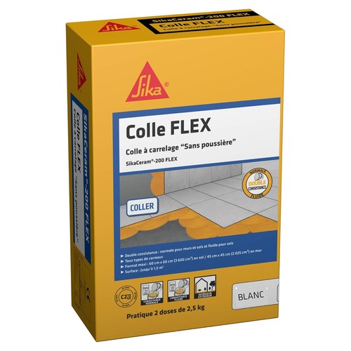 Colle carrelage double - carrelage, à