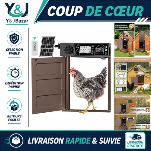 Porte automatique poulailler