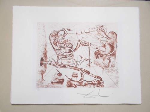 Lithographie salvador dali - lithographie,