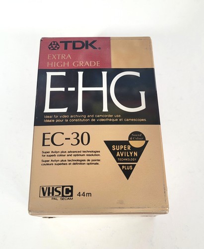 Cassette vhs vierge tdk - tdk, e-hg