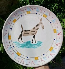 Assiette murale signé Miclau