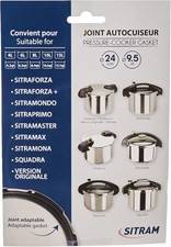 Joint d'Autocuiseur Sitram PPRIMJ pour 4-6-8-10-13L, 24cm - Caoutchouc Durable