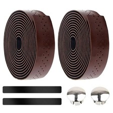 2 Rouleaux Ruban de Guidon de Vélo Guidoline Vélo Route Cuir PU Antidérapant ...