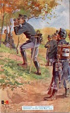 MILITARIA - 14/18 - Belgian officer under observation