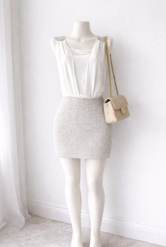 Robe blanche chic - see, u