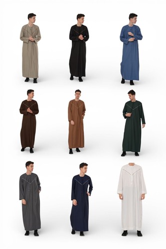 Djellaba marocaine brodée - marocaine,