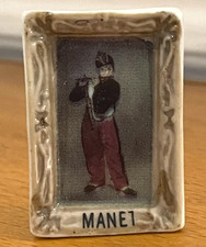 Fève Tableau MANET Le joueur