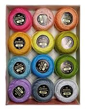 Wonderfil Eleganza #8 Perle Cotton Embroidery Thread Sampler Collection,