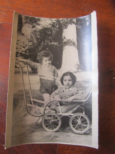 Old photo little girls - girls, in