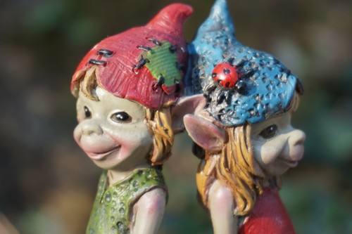 140074 figurine troll couple - ,