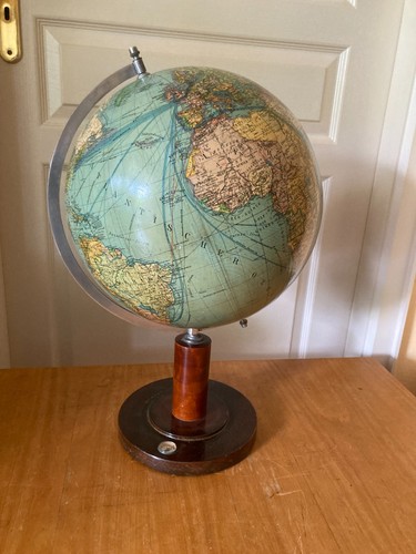 Globe terrestre art déco - globe,