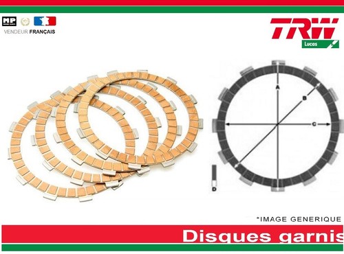 Kit disques embrayage - 9, d'embrayage