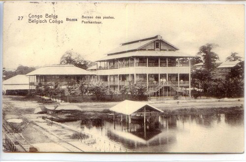 Congo belge boma - cp, bureau