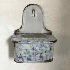 4 ⚜️ Antique Vintage Authentic Enameled Sheet Metal Matchbox