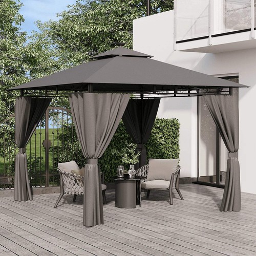 Pergola jardin 3x3m double - 3x3m,