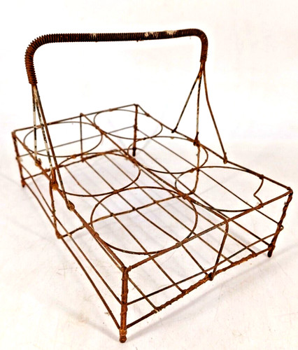 Panier fil fer 6 verres - panier,