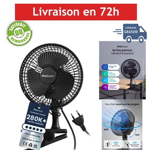 Pro breeze mini ventilateur - breeze, à