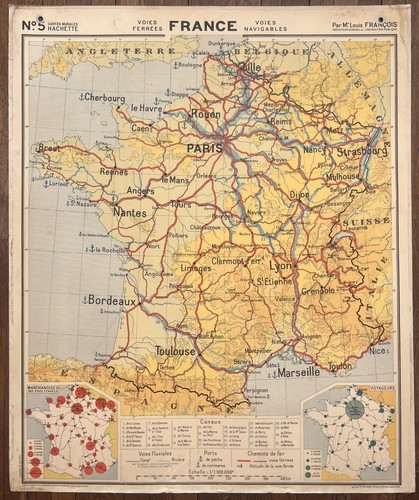 Ancienne carte scolaire - 🌏,