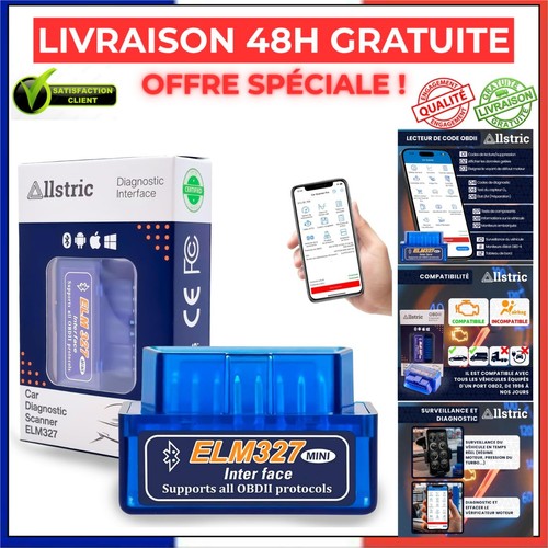 Lecteur obd2 bluetooth elm327 - lecteur,