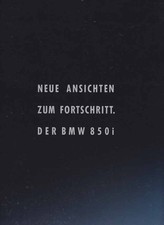 Catalogue / Brochure BMW 850 i