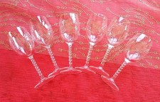 Lot de 6 verres à vin  en