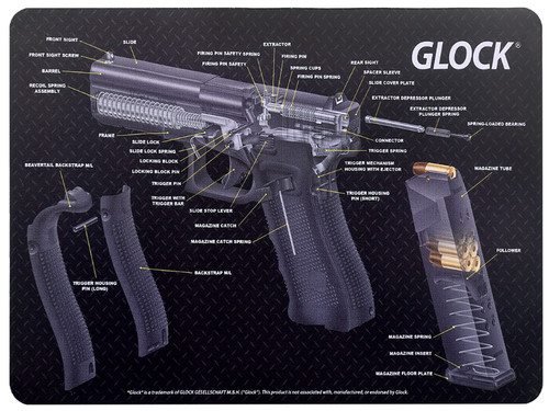 Tapis nettoyage glock 3d - glock,