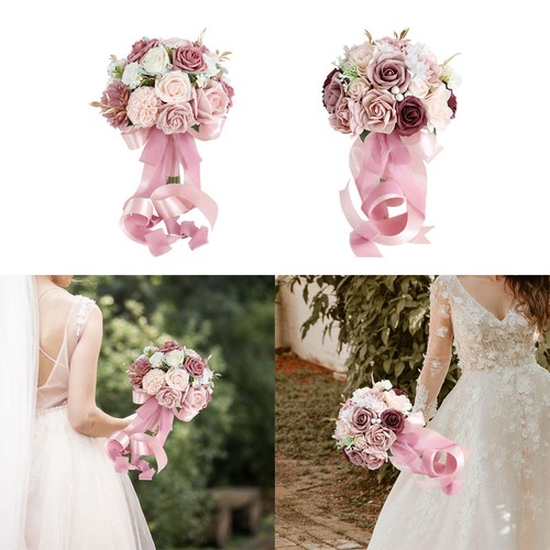Bouquet roses mariée - roses,