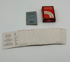 JEU DE CARTES LETTRES LEXICON