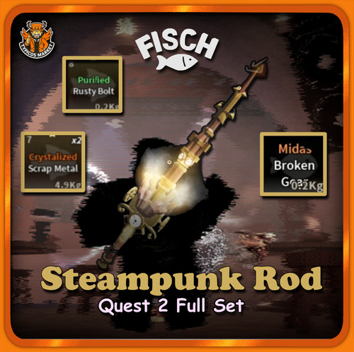Fisch steampunk rod - [fisch]-,