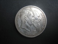 Pièce argent belge 2 francs
