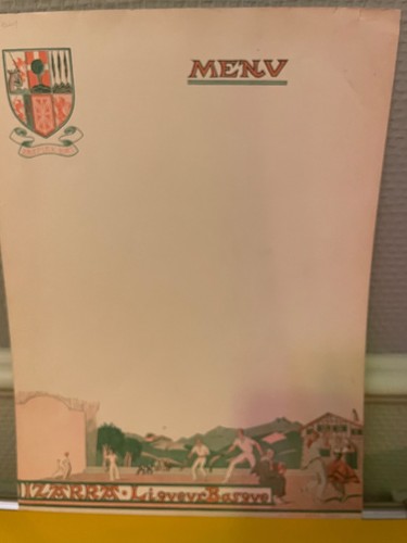 Menu izarra art deco - menu,
