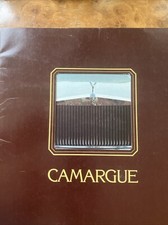Rolls-Royce Camargue 1975-80 UK & Export Markets Multilingual Sales Brochure