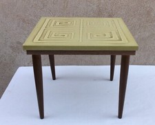 TABLE BASSE - FORMICA -  VINTAGE 70' - ANCIEN - TABLE A FLEURS - SELLETTE - TB05