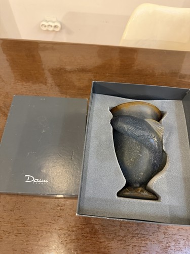 Vase patte verre - vase, daum