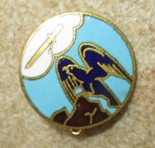Ecole Militaire de l’Air, SALON, enamel, round, smooth back, reduced