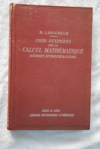 Livre mathématiques - de,