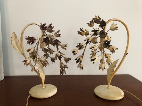 Paire lampes métal - paire,