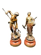 Paire de statuettes XIXème -