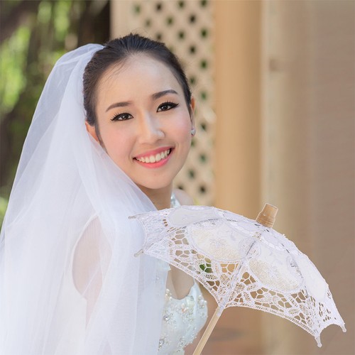 Ombrelle dentelle mariage - dentelle,