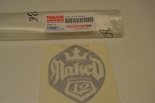 Sticker noir blanc MBK Booster naked 12" 50 Embleme face avant MBK 14C-F1578-00