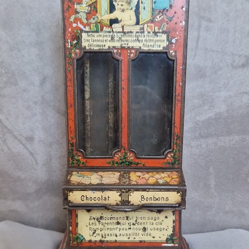 Boîte publicitaire ancienne