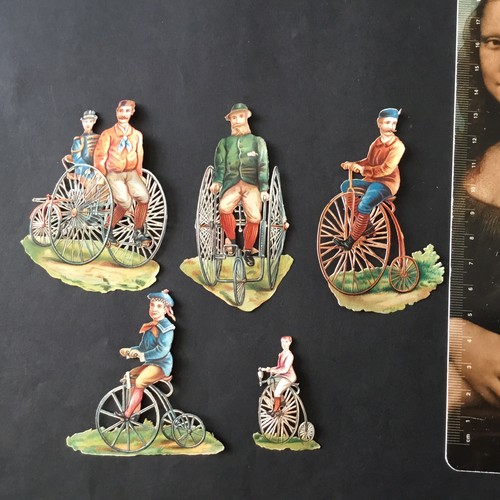 Chromos anciens vélos - chromos, grand