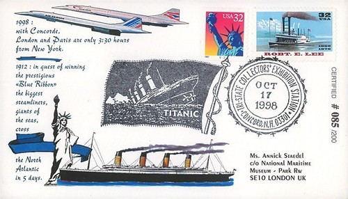 Fdc usa 1998 paquebot - 1998, "du